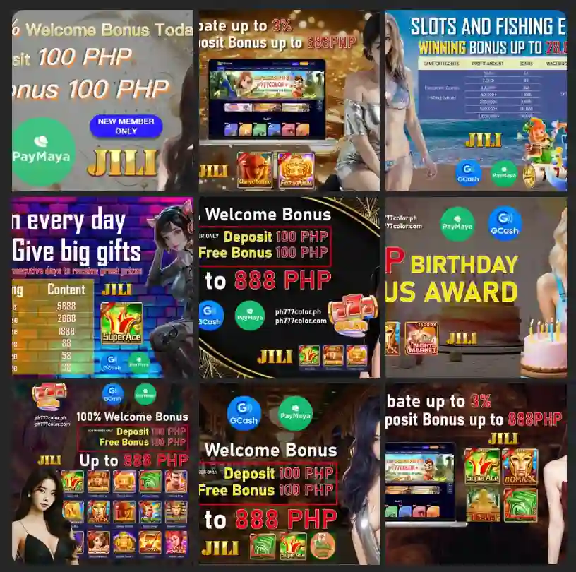 various bonus updated on 777color facebook